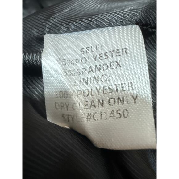 Edit by Nine Women's Black Notch Collar Button Long Sleeve Blazer Coat Jacket S - Picture 4 of 4